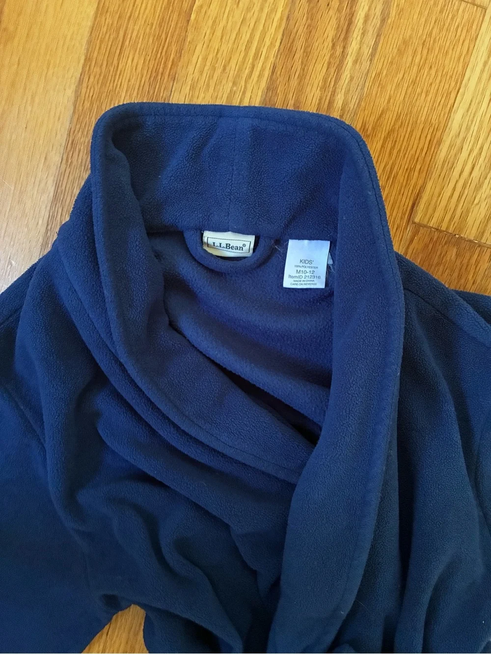 L.L. Bean Kids Fleece Robe 10/12